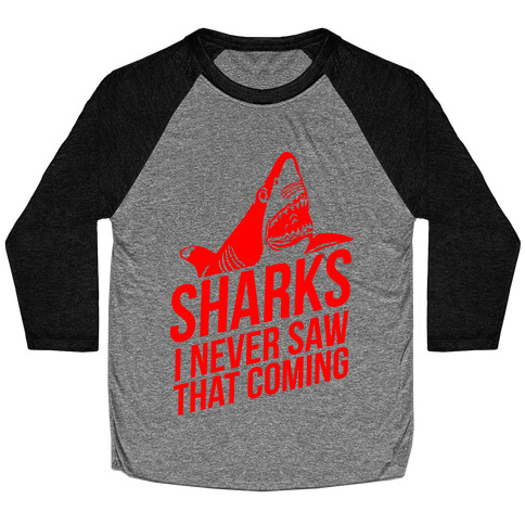 Sharks! Baseball Tee