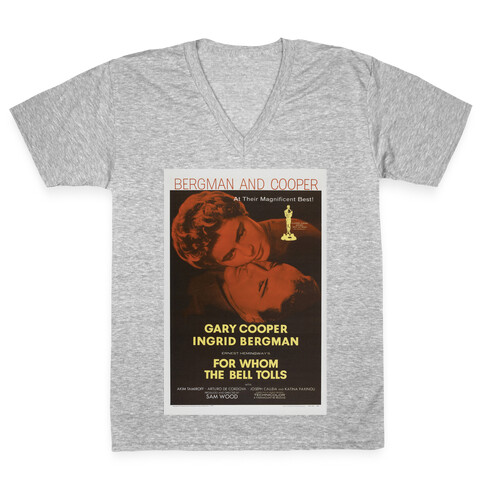 For Whom The Bell Tolls V-Neck Tee Shirt