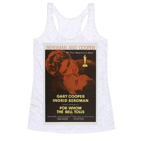 For Whom The Bell Tolls Racerback Tank Top