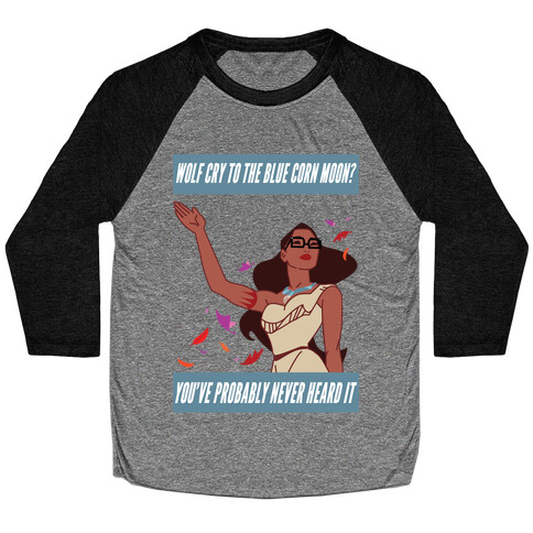 Hipster Pocahontas Baseball Tee