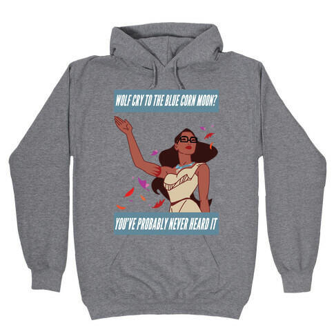 Hipster Pocahontas Hooded Sweatshirt