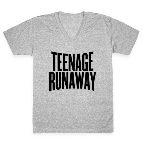 Teenage Runaway V-Neck Tee Shirt