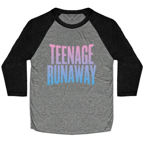 Teenage Runaway Baseball Tee