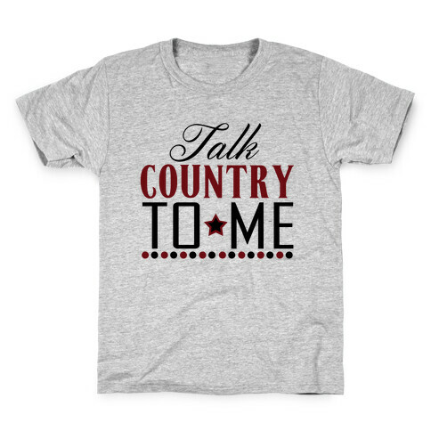 Talk Country Kids T-Shirt