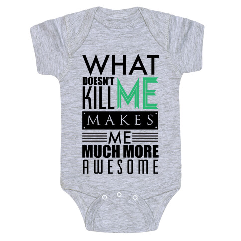 Too Much Awesome Baby One-Piece