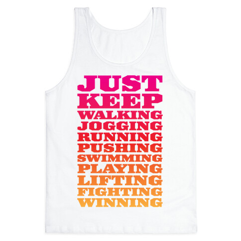 Just Keep Going Tank Top