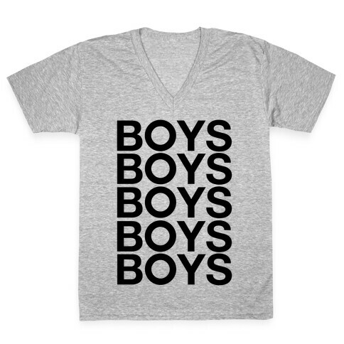 Boys Boys Boys V-Neck Tee Shirt