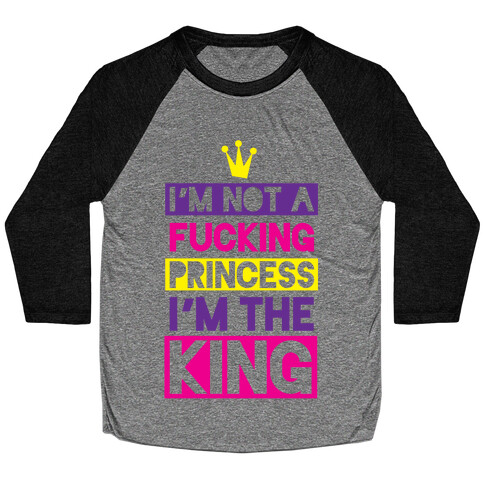 I'm The King Baseball Tee