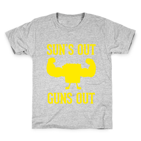 Sun's Out Guns Out Kids T-Shirt