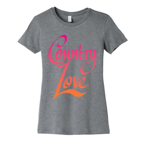 Country Love Womens T-Shirt