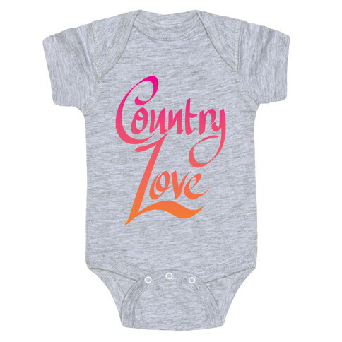 Country Love Baby One-Piece