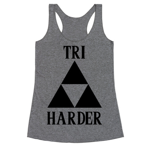 Tri Harder Racerback Tank Top