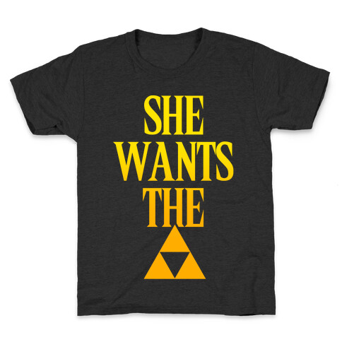 She Wants The Triforce Kids T-Shirt