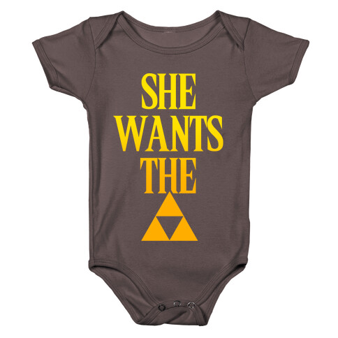 She Wants The Triforce Baby One-Piece