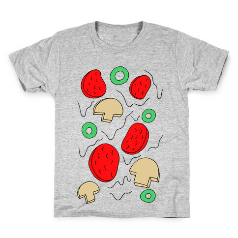 Pizza Toppings Kids T-Shirt