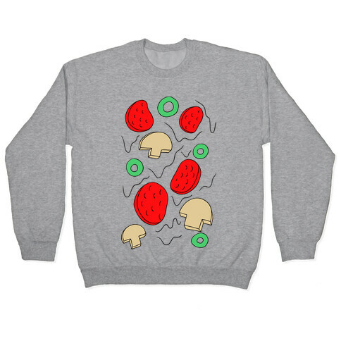 Pizza Toppings Pullover