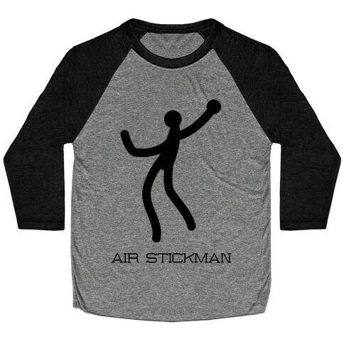 Air Stickman Baseball Tee