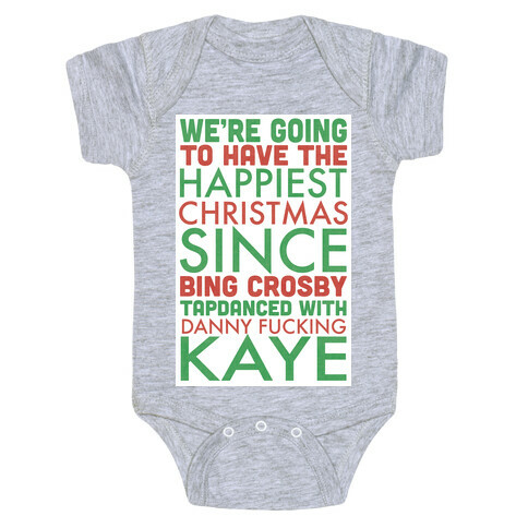 A Happy Christmas Baby One-Piece