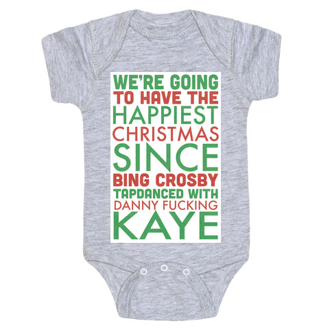 A Happy Christmas Baby One-Piece