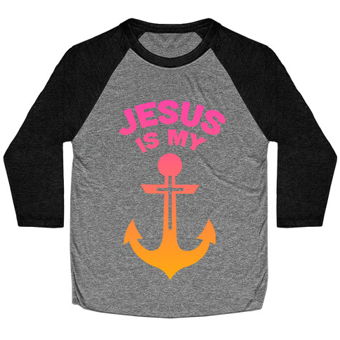 Jesus is My Anchor Baseball Tee