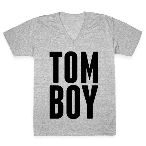 Tom Boy V-Neck Tee Shirt