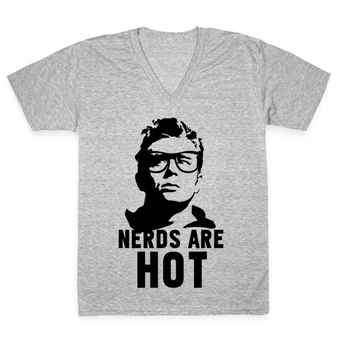 Nerds Are Hot V-Neck Tee Shirt