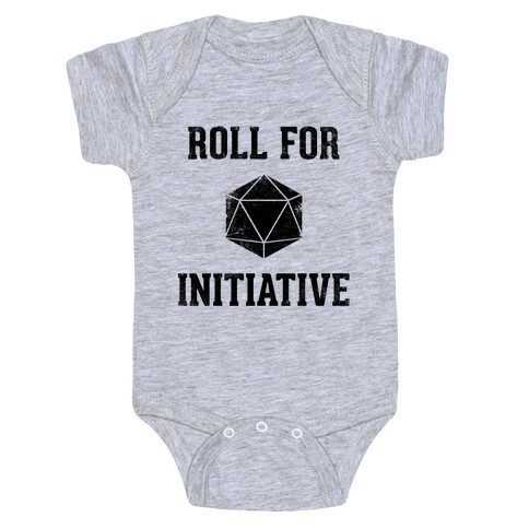 Roll For Initiative (Vintage) Baby One-Piece