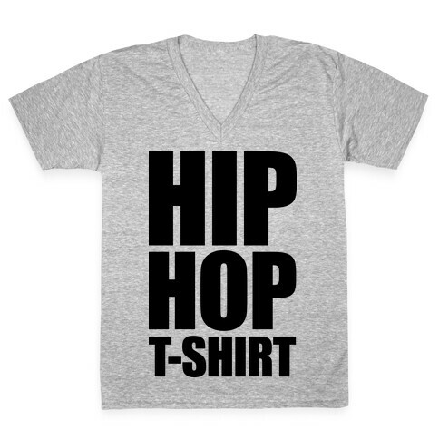 Hip Hop T-Shirt V-Neck Tee Shirt