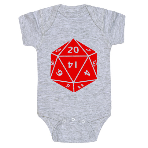 D20 Die Baby One-Piece