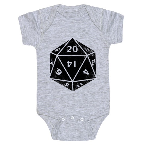 D20 Die Baby One-Piece