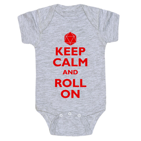 Keep Calm And Roll On Baby One-Piece