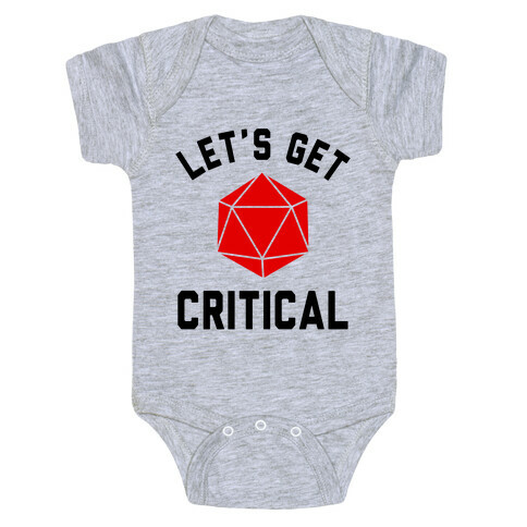 Let's Get Critical Baby One-Piece