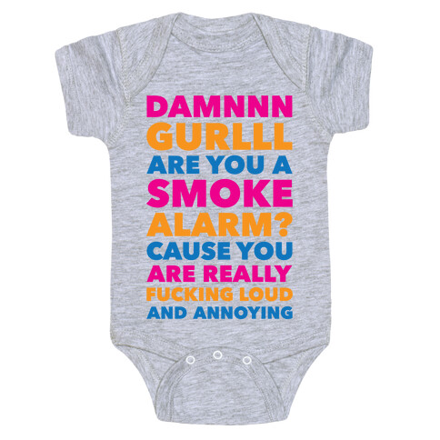 Are You A Smoke Alarm? Baby One-Piece