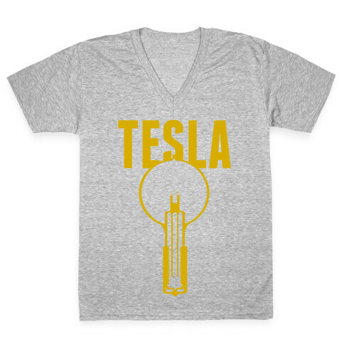 Tesla V-Neck Tee Shirt