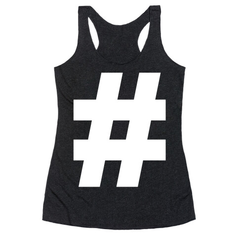 Hashtag Racerback Tank Top