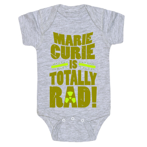 Marie Curie Is Rad Baby One-Piece