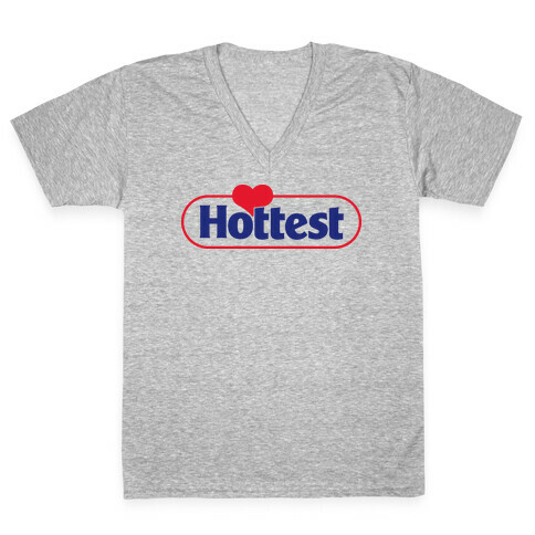 Hottest (Hostest Parody) V-Neck Tee Shirt