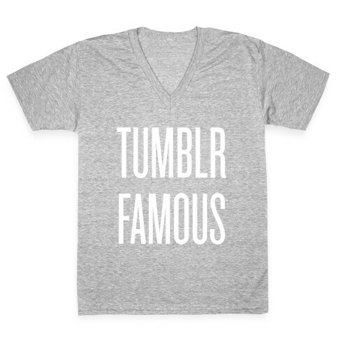 Tumblr Famous V-Neck Tee Shirt