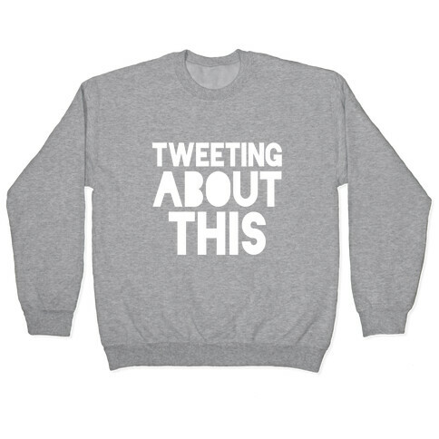 Tweeting About This Pullover