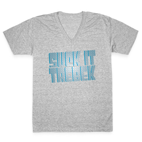 Suck it Trebek V-Neck Tee Shirt