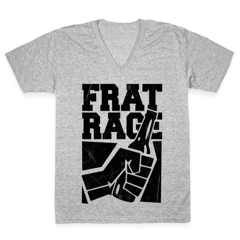 Frat Rage V-Neck Tee Shirt