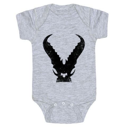 Kaiju Warning (Vintage) Baby One-Piece