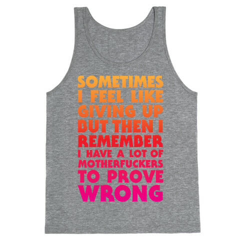 Prove Them Wrong Tank Top