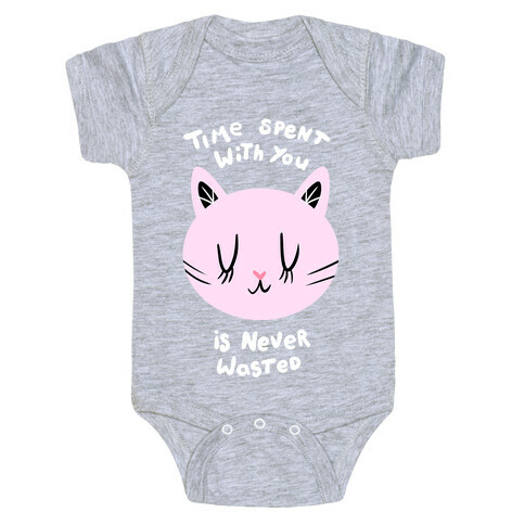 Time Spent with Cats Baby One-Piece