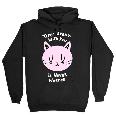 Time Spent with Cats Hooded Sweatshirt