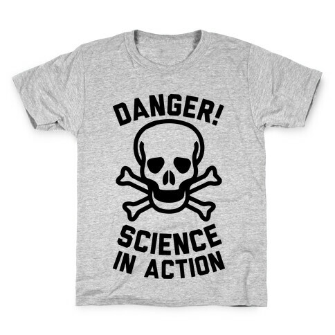 Danger Science In Action Kids T-Shirt