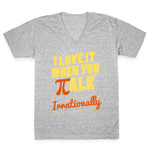 Irrational Talk V-Neck Tee Shirt