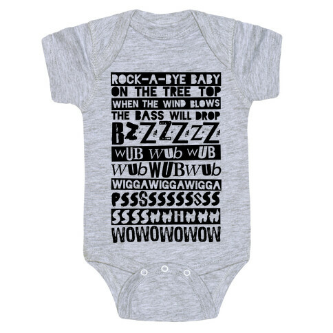Rock-A-Bye Dubstep Baby One-Piece