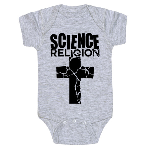 Science Crushes Religion Baby One-Piece