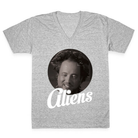 Aliens V-Neck Tee Shirt